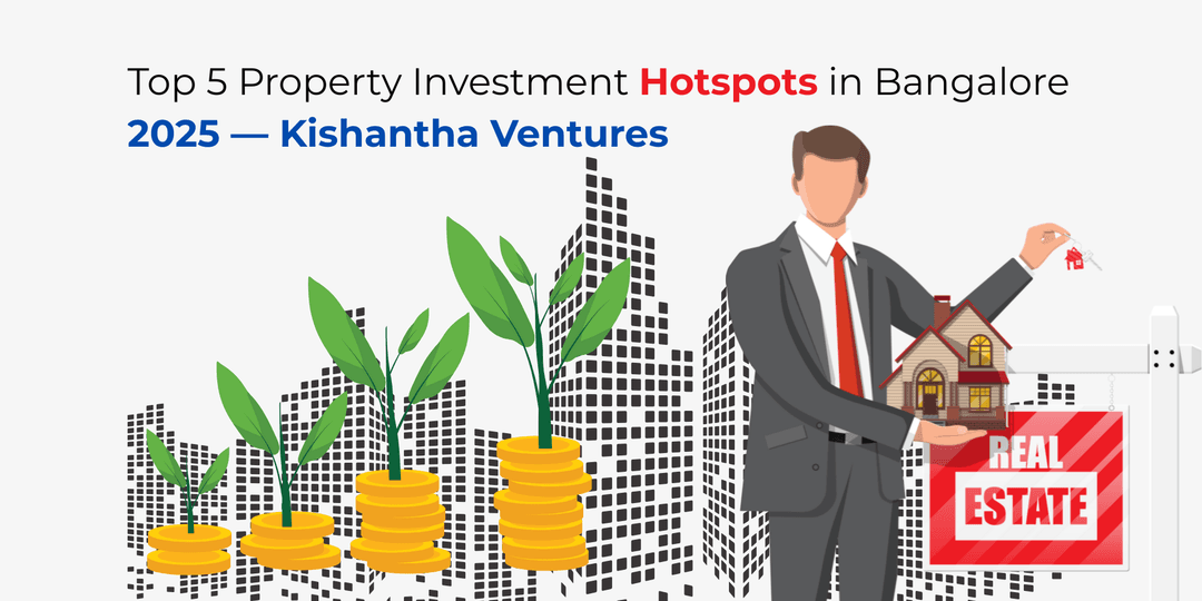 Top 5 Property Investment Hotspots in Bangalore 2025 — Kishantha Ventures